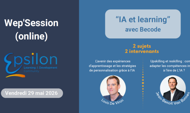 wEP’Session – IA et Learning avec Be Code - Epsilon
